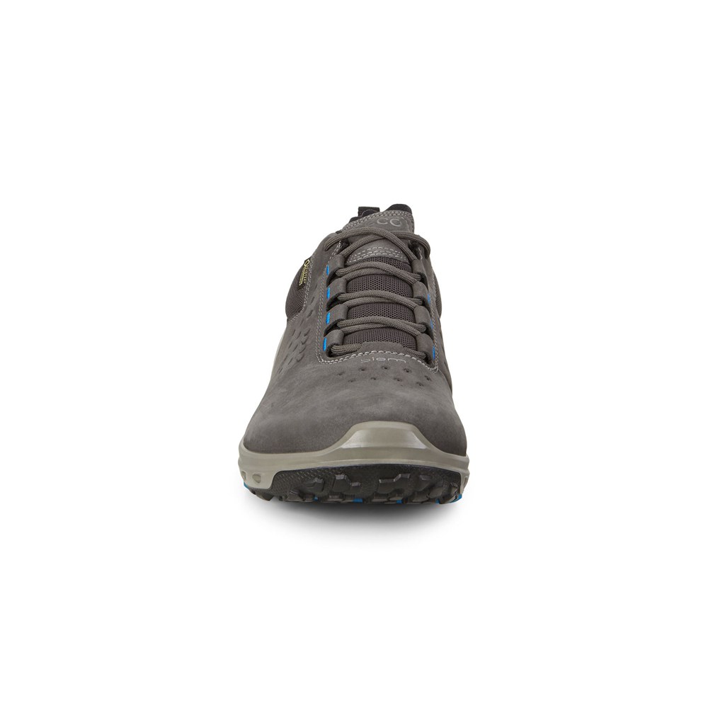 Tenis De Montaña Hombre - ECCO Biom Venture Gtx Tie - Grises Oscuro - RVC197845